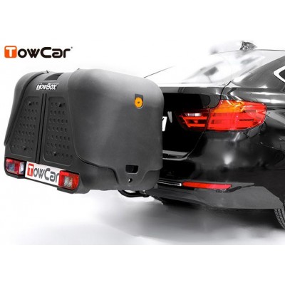 TowCar TowBox V2 černý, perforovaný/uzavřený, na tažné zařízení