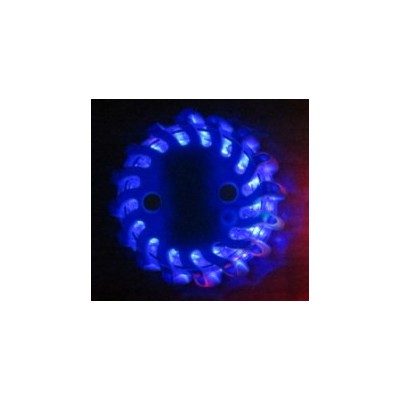 LED výstražné světlo 16LED, modré
