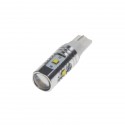 CREE LED T10 12-24V, 25W (5x5W) bílá