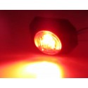 PROFI výstražné LED světlo vnější, 12-24V, červené, ECE R65
