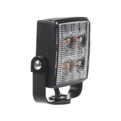 Výstražné LED světlo vnější, oranžové, 12/24V, R65