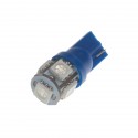 LED žárovka 12V s paticí T10 modrá, 5LED/3SMD