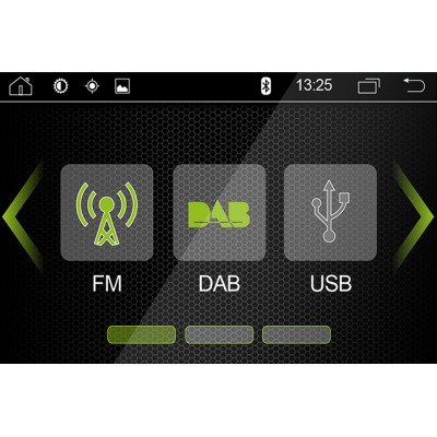 RADICAL R-D210 2-DIN autorádio, DAB+, bluetooth, USB, FM