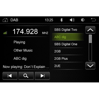 RADICAL R-D210 2-DIN autorádio, DAB+, bluetooth, USB, FM