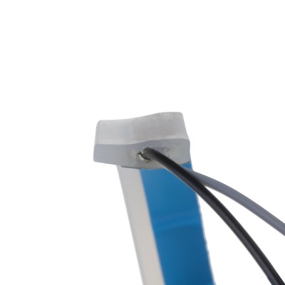 LED silikonový extra plochý pásek ledově modrý 12 V, 60 cm