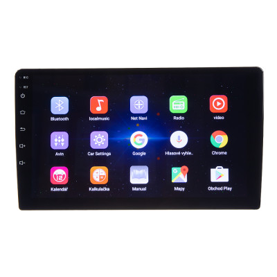 Autorádio s 10,1" LCD, Android 8.1, WI-FI, GPS, Mirror link, Bluetooth, 2x USB