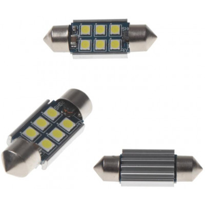 LED sufit (36mm) bílá, 12-24 V, 6LED/3030SMD