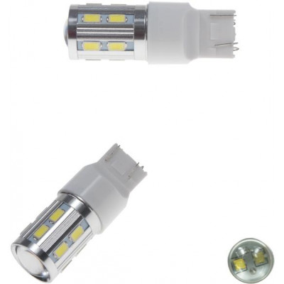 CREE LED T20 (7443) bílá, 12SMD Samsung + 3W Osram 10-30V