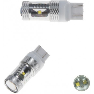CREE LED T20 (7443) bílá, 12-24V, 30W (6x5W)