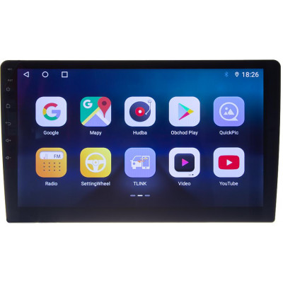 Autorádio s 10,1" LCD, Android 10.0, WI-FI, GPS, apple carplay / android auto, Bluetooth, 2x USB