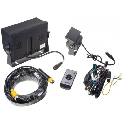 AHD kamerový set s monitorem 7", 3x 4PIN + kamera + 15m kabel