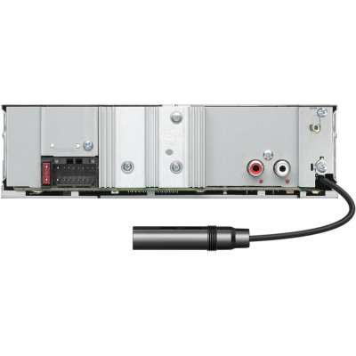 JVC DAB autorádio bez mechaniky/USB/AUX/červené podsvícení/odnímatelný panel