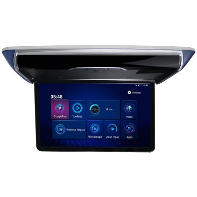 Stropní LCD motorický monitor 17,3"  s OS. Android HDMI / USB, dálkové ovládání se snímačem pohybu