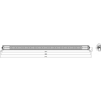 LED rampa, 216x3W, 1265mm, ECE R10