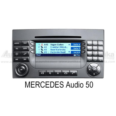 AUX audio vstup Mercedes C