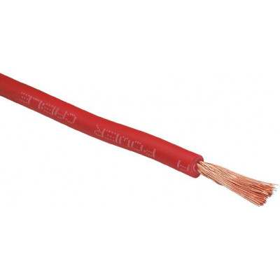 Napájecí kabel - rudý 5mm2