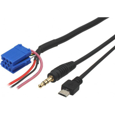 AUX a micro USB adaptér OEM Blaupunkt