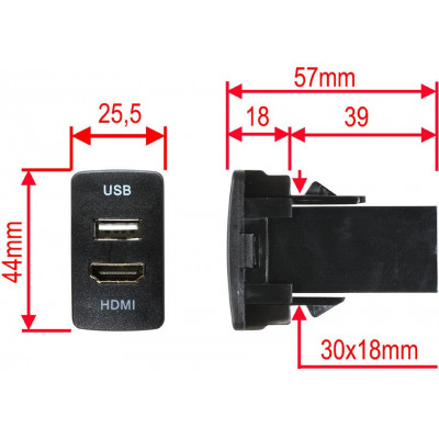 HDMI / USB zasuvka Honda
