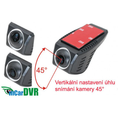 DVR kamera HD, Wi-Fi univerzalni predni + zadni