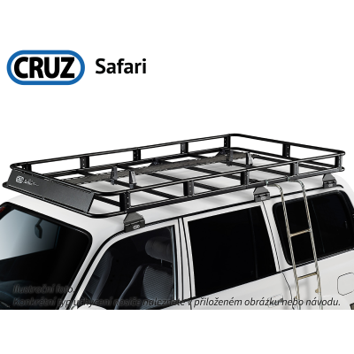 Střešní koš Ford Ranger double cab (T6) s podélníky 11-, Cruz Safari FO921937-901903