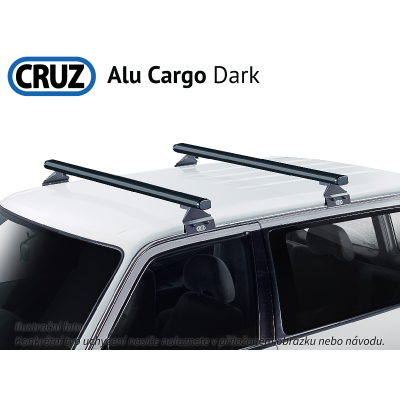 Střešní nosič Ford Ranger double cab (T6), CRUZ ALU Cargo Dark FO935649-924847