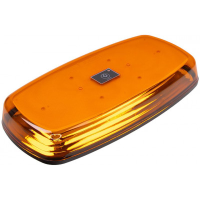 AKU LED rampa oranžová, 84LEDx0,5W, magnet, 12-24V, 304mm, ECE R65 R10