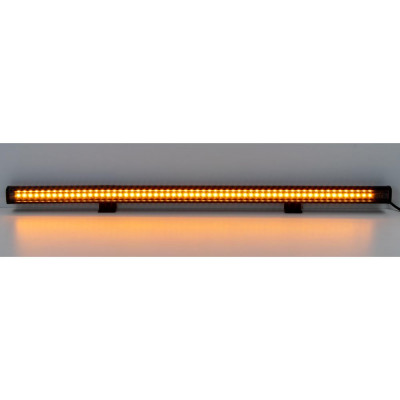 Gumové výstražné LED světlo vnější, oranžové, 12/24V, 540mm
