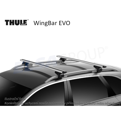 Střešní nosič VW Up Cross 11- WingBar EVO, Thule TH710410-711200