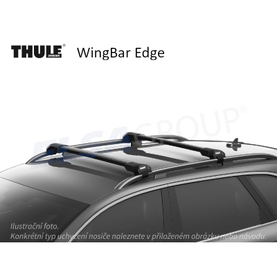 Střešní nosič VW Up Cross 11- WingBar Edge, Thule TH720400-721220