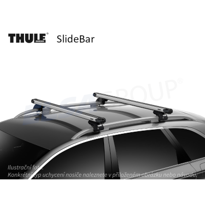 Střešní nosič VW Up Cross 11- SlideBar, Thule TH710410-891000