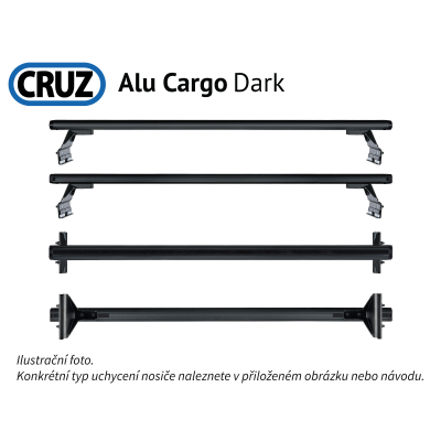 Střešní nosič MAN TGE 17-, Cruz Alu Cargo Dark MA934442-925098