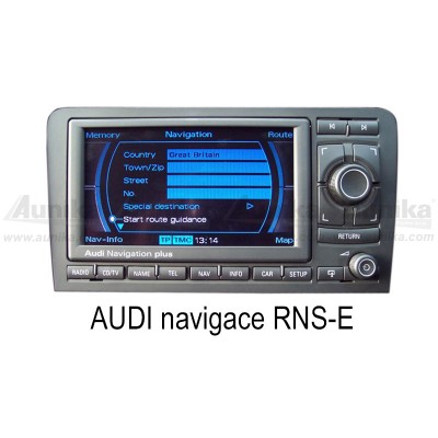 AUX audio vstup JACK 3,5mm Audi RNS-E